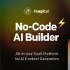 MagicAI OpenAI 内容文本图像聊天代码生成器作为 SaaSmagicai openai content text image chat code generator as saas