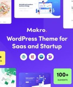 用于 SaaS 启动的 Makro WordPress 主题makro wordpress theme for saas startup