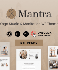 Mantra 瑜伽健身 WordPress 主题mantra yoga fitness wordpress theme