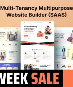 MultiSaaS 多租户多用途网站构建器multisaas multi tenancy multipurpose website builder