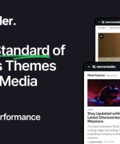 新闻阅读器 WordPress 主题newsreader wordpress theme