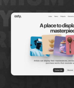 Osty 创意机构和作品集主题osty creative agency and portfolio theme