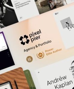 Pixelpiernyc 作品集创意机构自由职业者 WordPress 主题pixelpiernyc portfolio creative agency freelancer wordpress theme