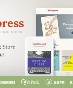 Printpress 图书出版 WordPress 主题printpress book publishing wordpress theme