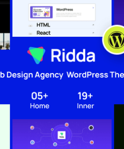 Ridda 网页设计机构 WordPress 主题ridda web design agency wordpress theme