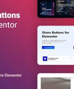 sharinger share buttons for elementor Elementor 的 Sharinger 共享按钮