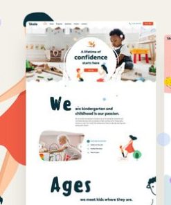 Skole 儿童学校 WordPress 主题skole kids school wordpress theme