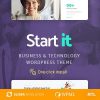 启动技术创业 WordPress 主题start it technology startup wordpress theme