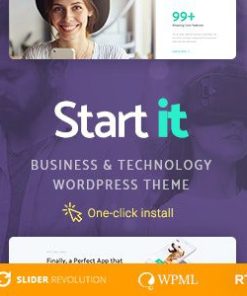 启动技术创业 WordPress 主题start it technology startup wordpress theme