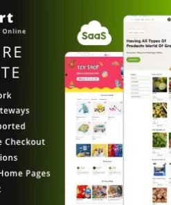 StoreMart SaaS 商业网站建设者storemart saas business website builder