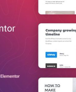 timeliner timeline for elementor Elementor 的时间线时间线
