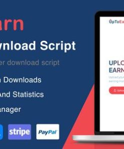 UptoEarn 文件上传和按下载付费脚本uptoearn file upload and pay per download script