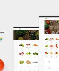 纯素食品 WordPress 主题vegan food wordpress theme