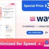波浪形 WordPress 主题wavy wordpress theme