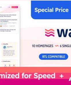 波浪形 WordPress 主题wavy wordpress theme