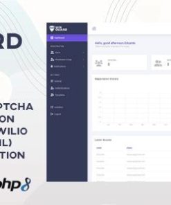 WebGuard 高级 PHP 登录和用户管理webguard advanced php login and user management