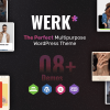 植物 WordPress 主题werk wordpress theme