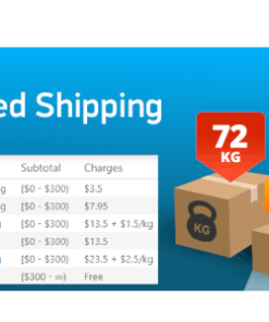 woocommerce weight based shipping WooCommerce 基于重量的运输