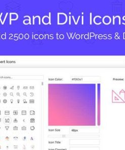 wp and divi icons pro WP 和 DIVI 图标专业版