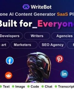 WriteBot AI 内容生成器 SaaS 平台writebot ai content generator saas platform