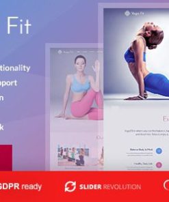 瑜伽健身 WordPress 主题yoga fit wordpress theme