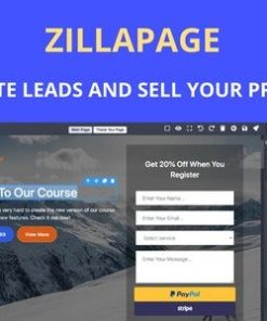 Zillapage 登陆页面和电子商务构建器zillapage landing page and ecommerce builder